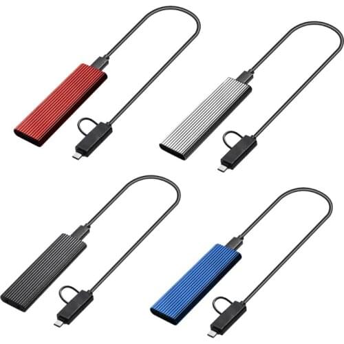 M.2 NVME SSD Enclosure USB 3.1 Gen 2 (10 Gbps) to NVMe PCI-E M.2 SSD Case Support UASP for NVMe SSD 2230/2242/2260/2280