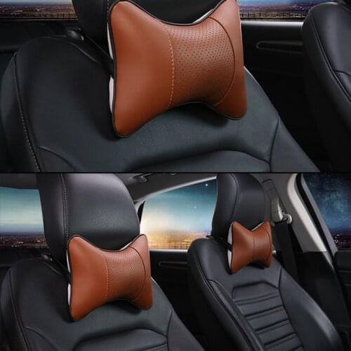 Car seat leather pillow for BMW 1 2 3 4 5 6 7 Series X1 X3 X4 X5 X6 325 328 F30 F35 F10 F18 GT E36 E38 E39 E46 E52 E53 E60