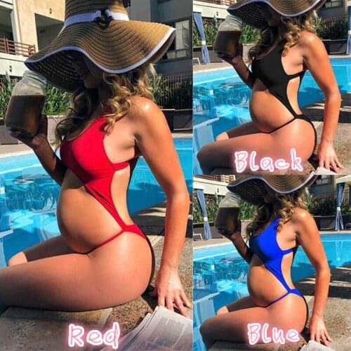 Summer Maternity Swimwear Pure Color Sexy Pregnant Women Swimwear For Pregnancy Women Bathing Swimsuit Beachwear Bikini Sets