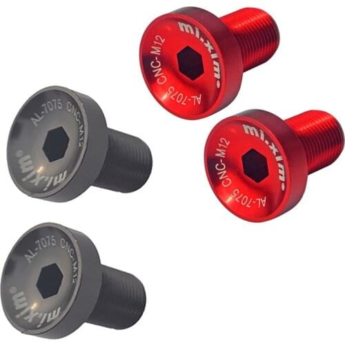 Mi.Xim 2Pcs Bicycle Bottom Bracket M12 Crankset Screw MTB Road Bike Crankset Crank Arm Fixing Bolts Bike Screws