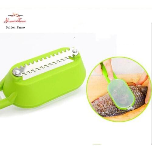 Creative Multipurpose Kitchen Garden Cooking Tool Clean Convenient Scraping Scale Kill Fish With Knife Machine 10