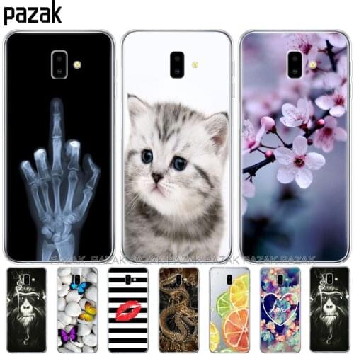 Soft silicone case For Samsung J6 Plus Cases Soft TPU Cover For Samsung Galaxy J6Plus 2018 J6+ J 6 Plus J610 J610F Case Capas