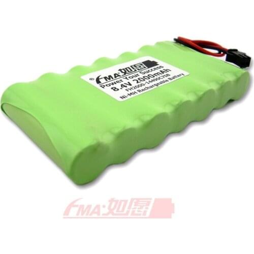 Ni-MH Rechargeable Battery 8.4V 2000mAh for Model Toy Racing Car Emergency Exit Entrance Light Backup Power AA_7SB