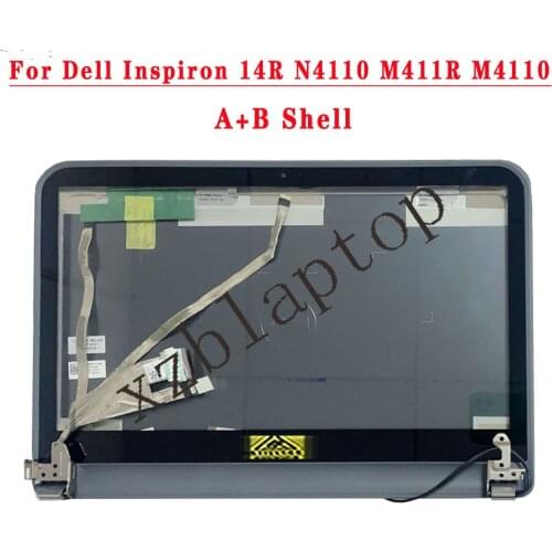 New LCD Front Bezel For Dell Inspiron 14R N4110 M411R M4110 DP/N 0KGVXF 08CYGW Black A shell B shell Non-Switchable Screen