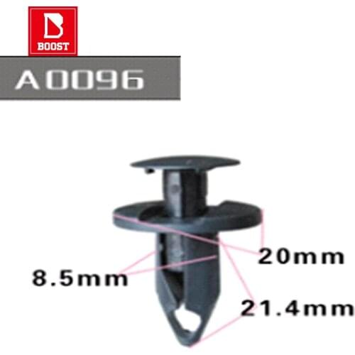 100Pcs Plastic Vehicle Fastener Retainer Rivet Bumper Clips Door Panel Fender Car Interior Roof Rivet For Toyota Mitsubish Ford