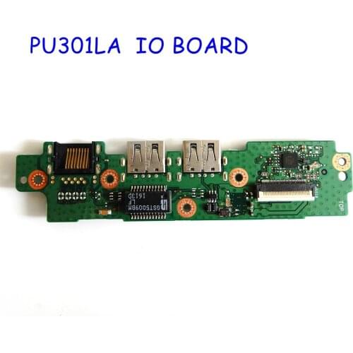 PU301LA IO Board For ASUS PU301 PU301L PU301LA Laptop IO USB SD CARD Network card board PU301LA IO BOARD Test 100% OK