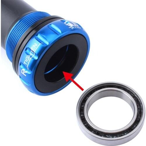 Road Bike Bearing Dead Fly Bicycle Threaded Press-in Bottom Axis Ceramic Bearing 37*25*7 Mountain Bike Bearing Bike Accessories