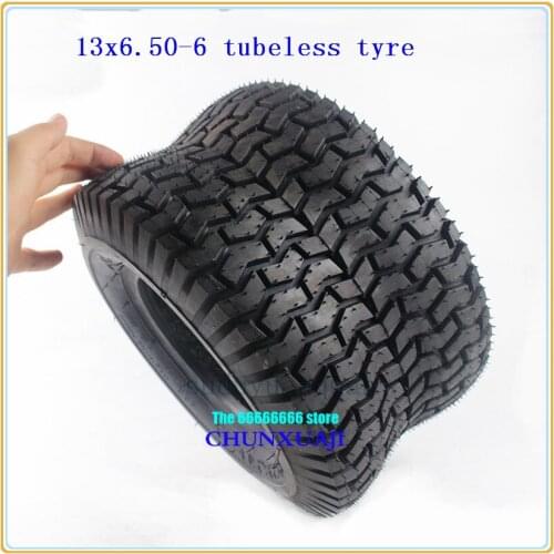 13X6.50-6 Vacuum tires tubeless tyres for ATV Go-kart Mower 13 inch Vacuum Widening Tyre Lawn Tyre