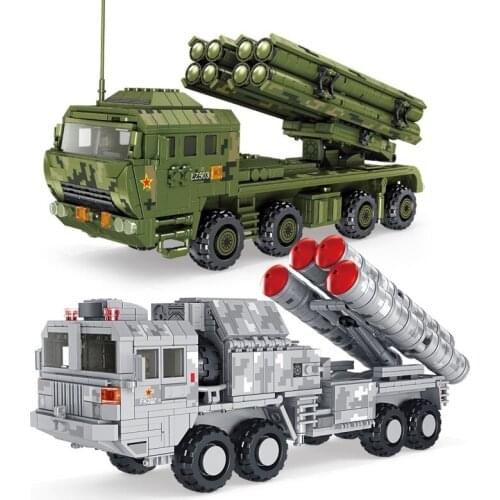 Military War Weapon WS-2 Rocket launcher Model Bricks Building Blocks Toys for Children Kids Boy Gifts 1185Pcs