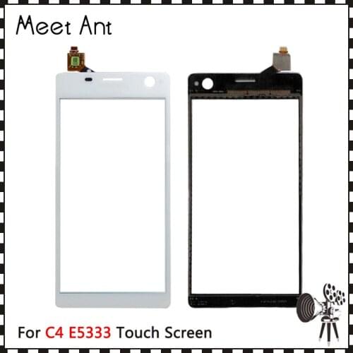 High Quality 5.5" For Sony Xperia C4 Dual E5333 Touch Screen Digitizer Front Glass Lens Sensor Panel