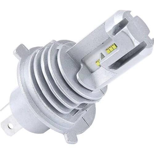 1pc H4 9003 HB2 LED Chip Bulb Hi/Lo Beam Light Motorcycle Scooter Truck Headlight High Power M4 6000K White Lamp Blub Waterproof