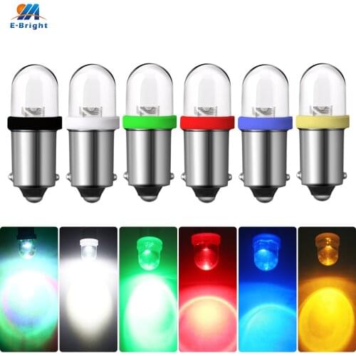 10Pcs DC 6V 6.3V T11 T4W BA9S H6W 3886X 1895 64111 R LENS Pinball Light Bulb Styling White Blue Red Amber Green RGB Mix color