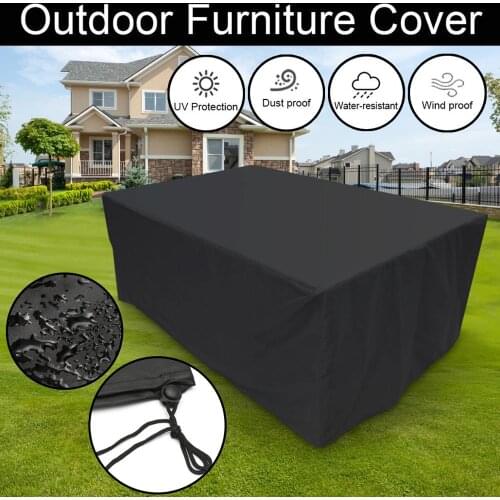 210D Oxford waterproof outdoor garden furniture covers Dustproof outdoor for Cube patio furniture cover