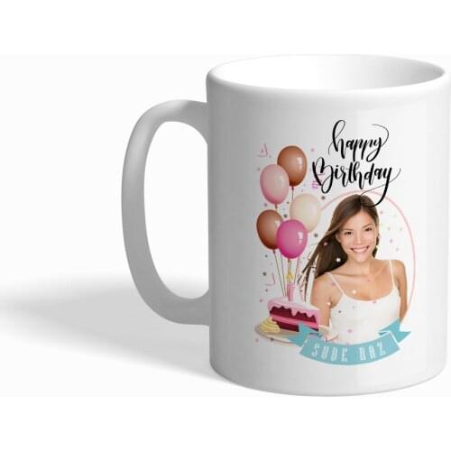 Personalized happy birthday Design White Mug Cup-5