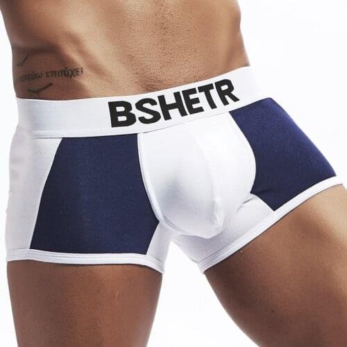 BSHETR New Arrival 1Pcs/lot Men Underwear Boxers Cotton Cuecas Boxers Men Boxer Homme Boxer Shorts Men Male Panties calzoncillos