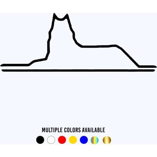 CK20252# Vinyl Decal Wolf Car Sticker Waterproof Stickers on Truck Bumper Rear Window