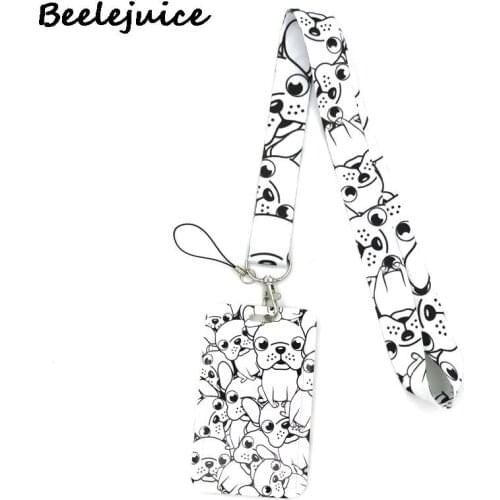 Sharpei Pug Dogs Credit Card ID Holder Bag Student Women Travel Card Cover Badge Gifts Accessories Work Name Card Holder Gifts