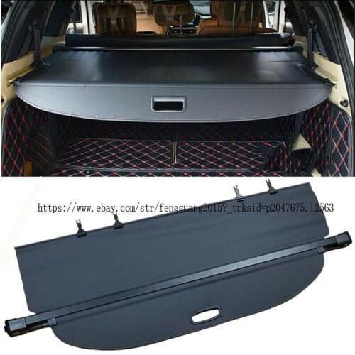 For Ford Everest SUV 4Door 2015 2016 2017 Black Rear Trunk Security Shield Cargo cover