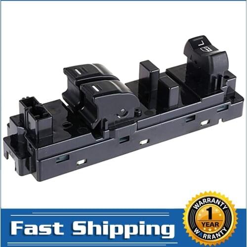 Electric Power Window Master Lifter Control Switch Regulator Button For 04-12 Chevrolet Colorado & GMC Canyon 2 Door Black F037