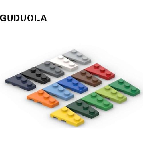 Guduola Bricks Special Plate Wing 2x3 Right (43722) Technic Build MOC Parts Right Plate 2x3 with angle 60pcs/lot