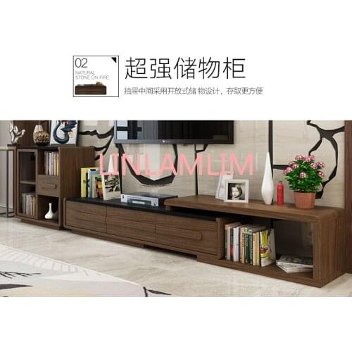 Minimalist designer wooden panel TV Stand modern Living Room Home Furniture tv led monitor stand mueble tv cabinet mesa tv table