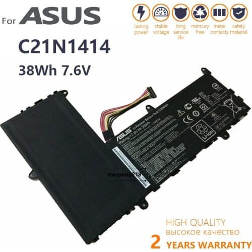 Genuine C21N1414 Laptop Battery For ASUS EeeBook X205T X205TA X205TA-BING-FD015B 11.6" Original batteria 7.6V 38Wh