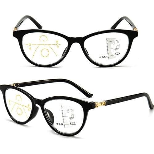 CLARA VIDA 2021 New 2 Pieces !!! Fashion Flower Resin Reading Glasses Rectangule for Women Ladies +1.0 +1.5 +2.0 To +4.0