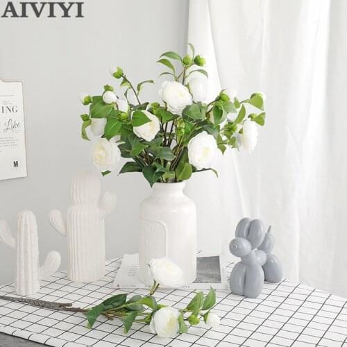 DIY single perfume rose wedding supplies artificial bouquet wedding decoration flower home decoration fake flower