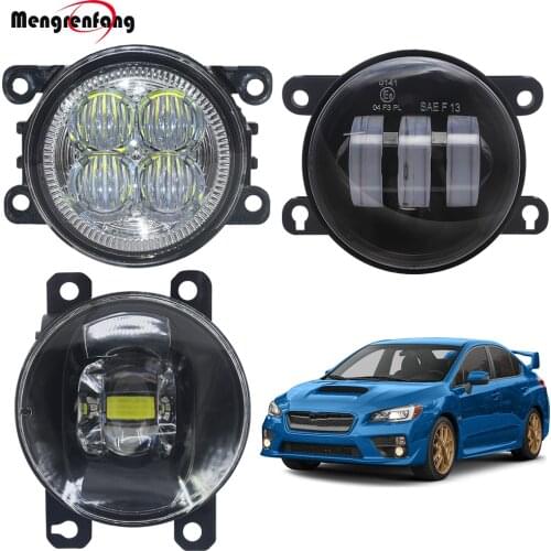 Fog Light Assembly Car H11 Front Bumper LED Fog Lamp Daytime Running Light 12V For Subaru WRX STI 2015 2016