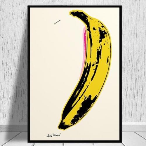 Andy Warhol "Banana" Pop Art Decoration Painting Art Canvas Posters and Prints Wall Art Picture Home Decoration