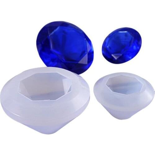 50/60/80mm Diamond shape silicone mold UV epoxy resin molds jewelry making Home Decoration Craft Resin craft Art Ornaments