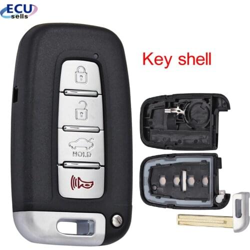 4 Button Replacement Remote Key Shell Case Fob for-Hyundai Equus Sonata Elantra For Kia Borrego FCC: SY5HMFNA04