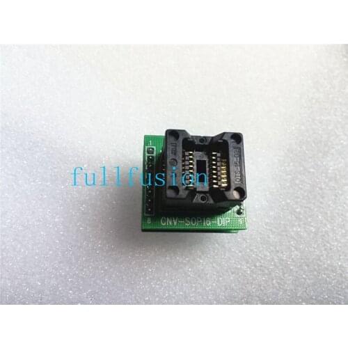 SOP16 TO DIP16 Programming Adapter OTS-16-1.27-03 SOP16 Enplas IC Test Socket with PCB board