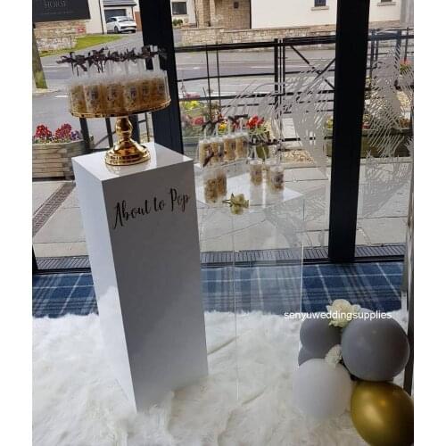 2pcs/set)100cm tall) Wholesale Walkway Pillars Centerpieces Acrylic Pillars Column Decoration Party Center Piece For Wedding