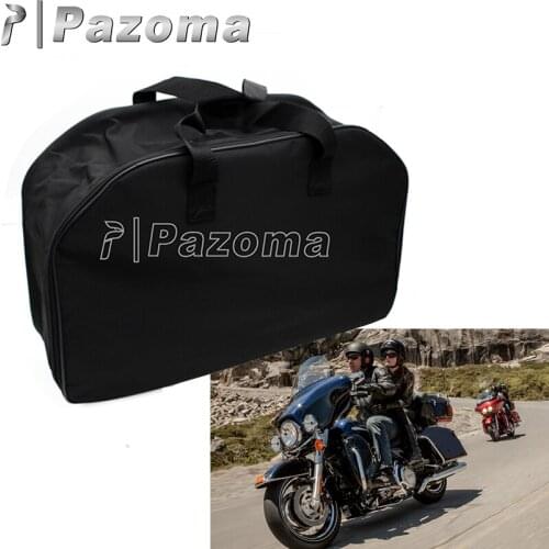 Motorcycle Tour Pack Soft Liner Bag Rear Saddlebag For Harley Electra Glide Road Glide Ultra Road King Tour Street Glide 93-2013
