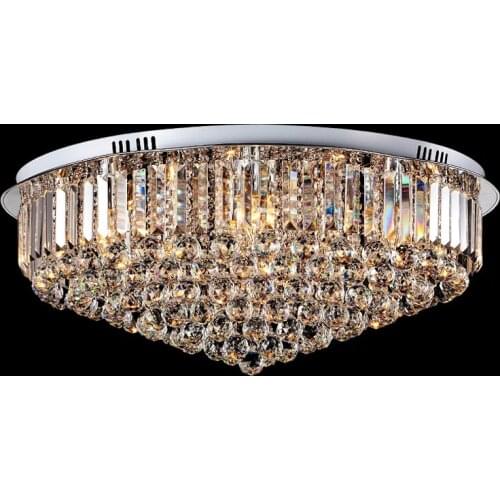 Led e14 Crystal Stainless Steel Dimmable LED Lamp.LED Light.Ceiling Lights.LED Ceiling Light.Ceiling Lamp For Foyer Bedroom Hall