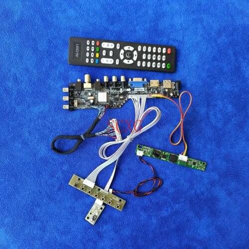 LCD LED KIT Fit M195FGE/M195FGK/M195RTN01.0/M195RTN01.1 Digital Matrix drive board 30 Pin LVDS HDMI-compatible VGA USB 1600*900