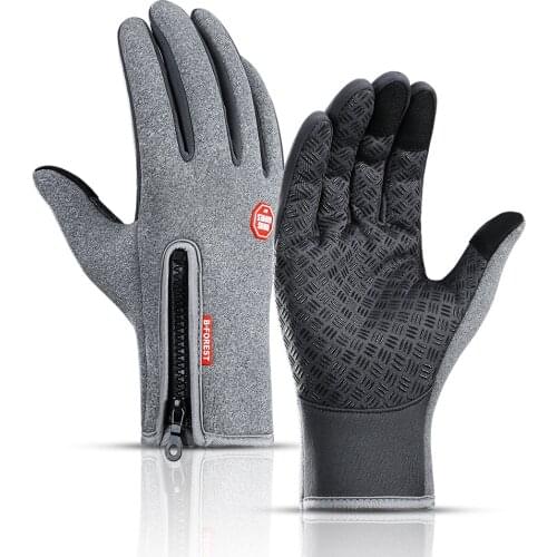 Winter Mens Touch Screen Waterproof Windproof Ski Gloves 15 Style Womens Warm and Fashion Riding Sports Zipper Gloves