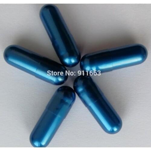 00# 5,000pcs!Pearl Royalblue Colored Empty Capsule!Hard gelatin empty capsule 00!(joined or seperated empty capsules available!)