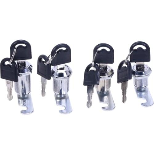 1PCS Cam Cylinder Locks Door Cabinet Mailbox Drawer Cupboard Locker Security Furniture Locks With Plastic Keys Hardware