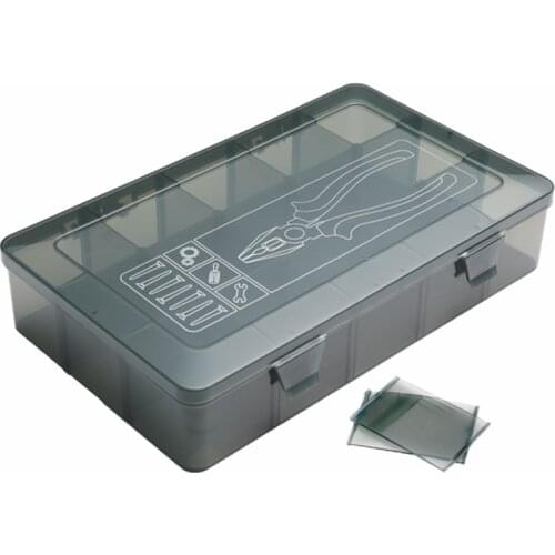 1pcs! Portable Jewelry Tool Box Multi-Package Removable Parts Screw Beads Organizer Plastic Case Toy Storage Box