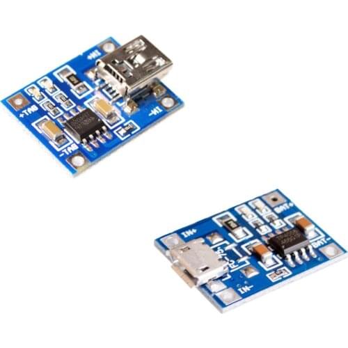 100PCS/LOT TP4056 1A Lipo Battery Charging Board Charger Module lithium battery DIY Mini USB Port