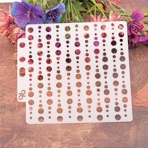 14.1*13 string of beads scrapbook stencils spray plastic mold shield DIY cake hollow Embellishment printing lace ruler Easter