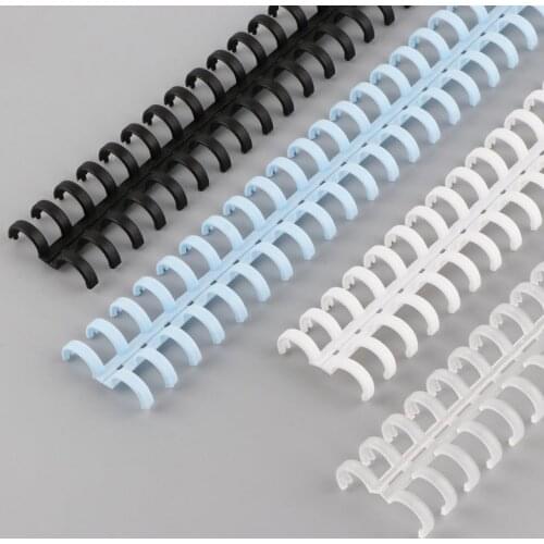 30 Holes Circles Ring Loose-leaf Paper Book Scrapbook Album Binding Plastic Binder Spiral A4 Notebook Supplies Binder Circle