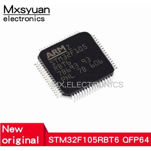 5PCS/LOT New OriginaL STM32F105RBT6 LQFP-64 Micro controller