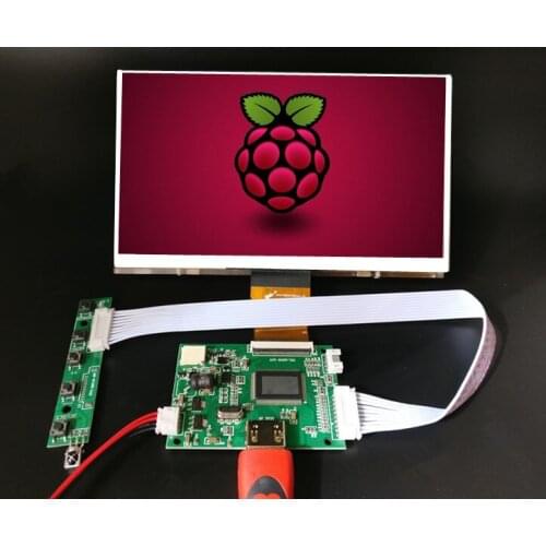 7 inch High-definition Screen Display LCD TFT Monitor with Remote Control Driver Board HDMI for Android Orange Raspberry Pi 2 3
