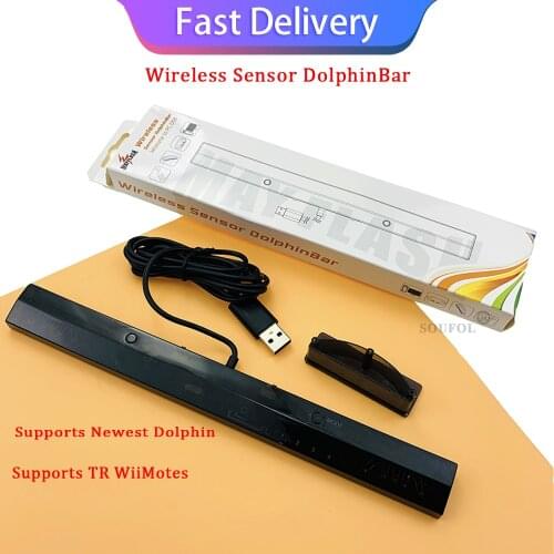 New For Mayflash W010 Wireless Sensor DolphinBar Bluetooth-Connect Remote PC Mouse for Wii Kids Game Support G-sensor Function