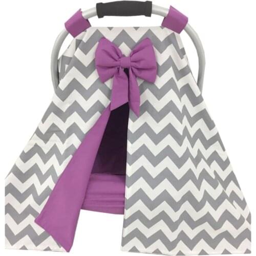 Jaju Baby Handmade, Zigzag Pattern Purple Stroller Cover and Sheet, Stroller Cover, Stroller, Stroller Sheet