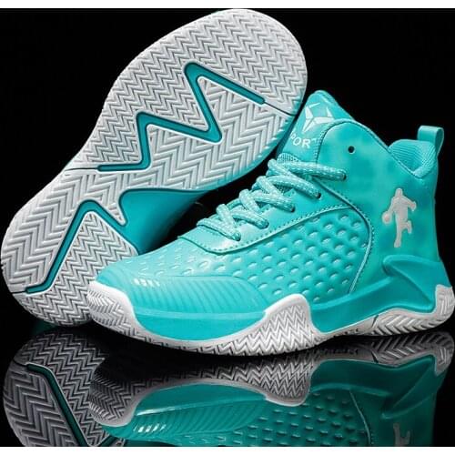 Children Boys Basketball Shoes High Quality Top Soft Non-Slip Kids Sneakers Unisex Girls Sport Shoes Outdoor Boy Trainer Basket