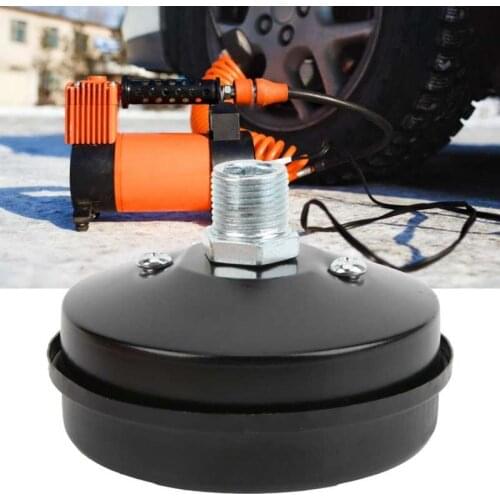 G3/8 16.2mm Air Compressor Silencer Iron Shell Flat Muffler Small Direct Coupled Filter Intake